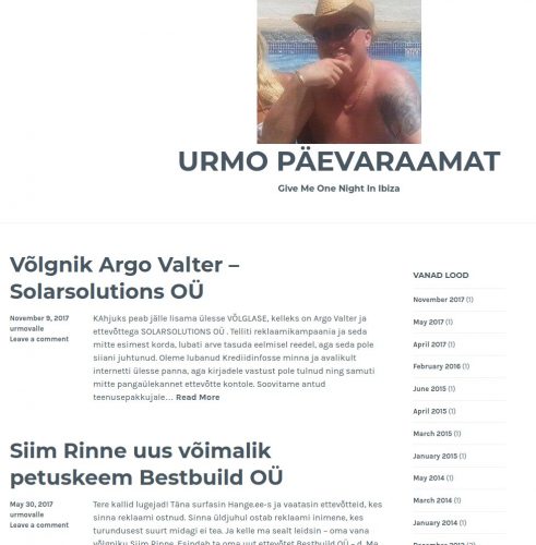Pikksilm Meedia OÜ kliendid muutuvad Urmo Mark blogis võlgnikuks, keda küberkiusatakse.