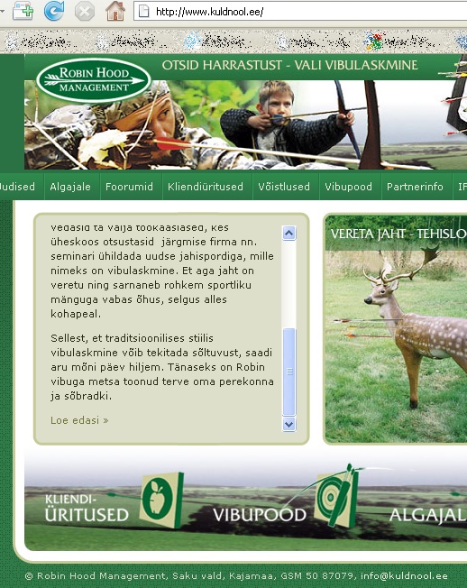 937 robin hood management ehk RHM Nord OÜ kasutab pankrotis firma Murumeister OÜ domeeni kuldnool.ee robin hood management ehk RHM Nord OÜ kasutab pankrotis firma Murumeister OÜ domeeni kuldnool.ee