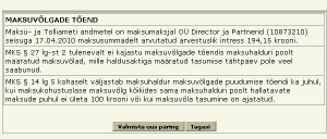 837 director maksudelt arvestatud intress director maksudelt arvestatud intress