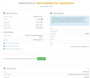 websitecare.eu uus omanik