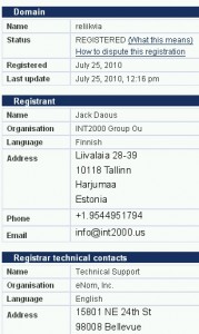 whois reliikvia.eu kohta